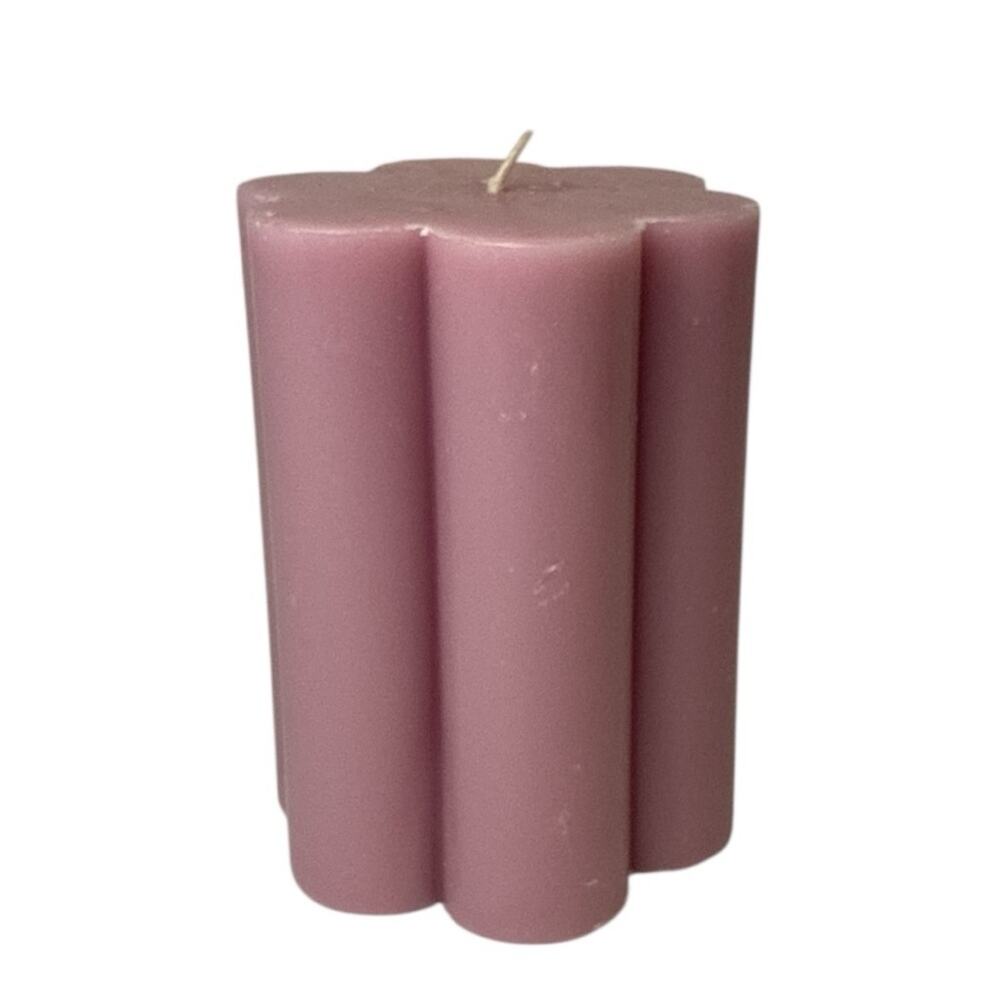 Pink Sculptural Flower Pillar Candle 4” Target Home Decor New